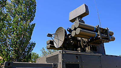 Photo of a Military Ground Radar Cabinet with an EMI Shielded Air Vent.